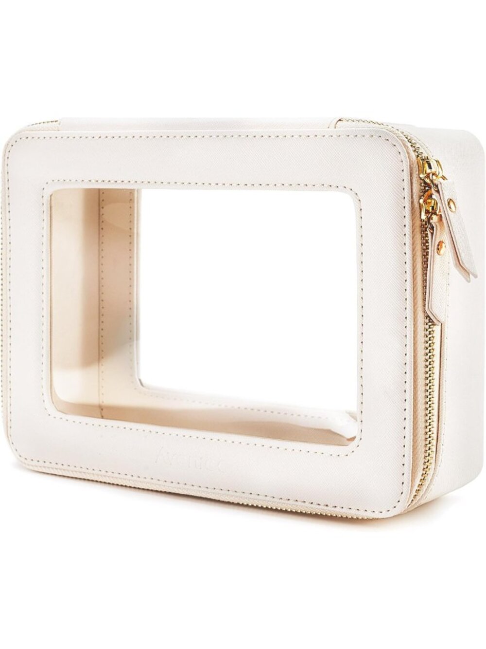 Clear Makeup Bag Organizer for Travel | Toiletry & Cosmetic Case Pouch, Medium